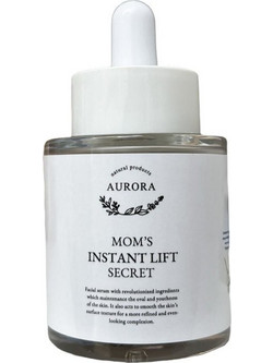 Aurora Natural Mom's Products Instant Lift Secret Ενυδατικό Serum Προσώπου για Σύσφιξη με Υαλουρονικό 30ml