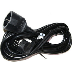 Adeleq Προέκταση Με Φις Σούκο Στρογγυλό Καλώδιο 3x1.5mm2 15m Μαύρη 15-315151