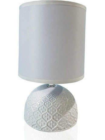 Επιτραπέζιο Φωτιστικό Versa Nube Grey Γκρι Κεραμικά 14 x 25,5 cm