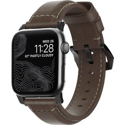 Nomad Traditional Connection Λουράκι Δερμάτινο Brown / Black (Apple Watch 38 / 40 / 41mm)