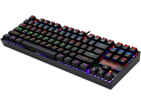 Redragon Kumara K552 Gaming Πληκτρολόγιο TenKeyLess με Custom Blue Διακόπτες RGB Black