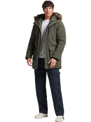 Superdry Vintage Everest Ανδρικό Μπουφάν Χειμωνιάτικο Παρκά Χακί M5011573A-L03