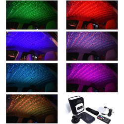 K2 5V Roof Ceiling Decoration Colorful Light Star Night Lights Starry Sky Atmosphere Lamp Projector with Remote Control (OEM)