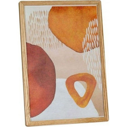 Κορνίζα LBTAH-AX22187 21x30cm Natural Andrea House Ξύλο,Γυαλί