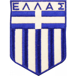 Κεντητό Σηματάκι - Ελληνική Σημαία 7 x 10cm