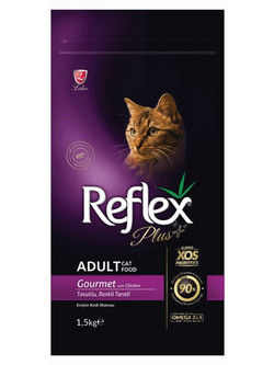 Reflex Plus Adult Gourmet Multicolour Chicken 1.5kg