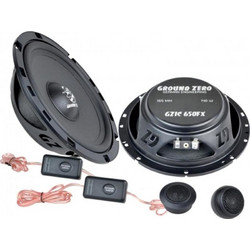 Ground Zero GZIC-650FX Σετ Ηχεία Αυτοκινήτου Διαιρούμενα 6.5" 2 Δρόμων 100W RMS