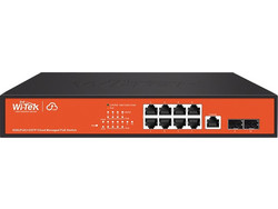 Wi-Tek WI-PCMS310GF Managed L2 Switch με 8 Θύρες Ethernet 1Gbps και 2 SFP Θύρες