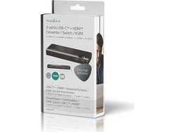 Nedis KVM Switch VCON6430AT 2 x HDMI / USB-C