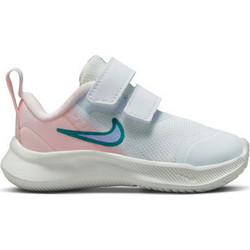 Nike Star Runner 3 Παιδικά Αθλητικά Παπούτσια για Τρέξιμο Ροζ Γαλάζια DA2778-102