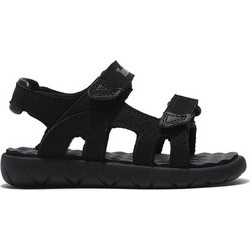Timberland Perkins Row 2-Strap Παιδικά Πέδιλα για Αγόρι Μαύρα TB0A1QXV001