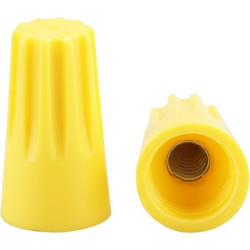 Σύνδεσμος καλωδίου twist-on P4 TOOL-0081, Φ14mmx24.6mm, κίτρινος, 25τμχ