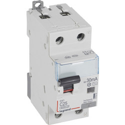 DX3 ΑΥΤ. ΑΣΦΑΛΕΙΑ - ΡΕΛΕ ΔΙΑΡΡΟΗΣ 2Ρ AC C25Α 30mA - LEGRAND (411015) 85411015