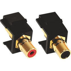 MODYS ΑΝΤΑΠΤΟΡΑΣ 2xΗΧΕΙΩΝ RCA KS 1 ΣΤ. ΜΑΥΡΟΣ - ACA (10101416793) 20517
