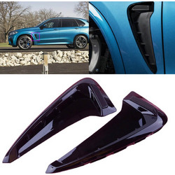 Αεραγωγοί Φτερών Για Bmw X5 F15 13-18 M-Look Μαύρο Γυαλιστερό 2 Pcs