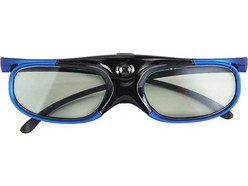 JX30-T Active Shutter 3D Glasses Support 96HZ-144HZ for DLP-LINK Projection X5/Z6/H2(Blue) (OEM)