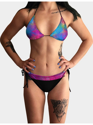 Athlon Bubbles Bikini Set Τριγωνάκι Πολύχρωμο 301-1726
