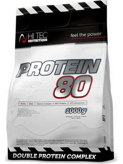 Hi Tec Nutrition Protein 80 Chocolate Πρωτεΐνη Ορού Γάλακτος Γράμμωσης 1kg