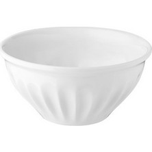 Μπωλ πορσελάνης 15cm Σειρά Ribby λευκό G Benedikt - Σετ 6 c445573