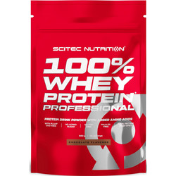 Scitec Nutrition 100% Whey Professional Chocolate Πρωτεΐνη Ορού Γάλακτος Γράμμωσης Χωρίς Γλουτένη 500gr
