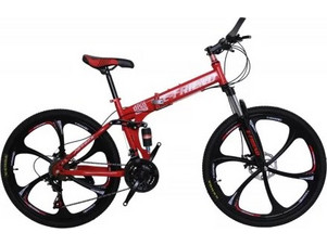 Sport Bike Σπαστό Mountain Bike 26" με Δισκόφρενα Κόκκινο