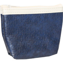 Matein 11x8.6cm Γυναικείο Πορτοφόλι Κερμάτων Μπλε 06826