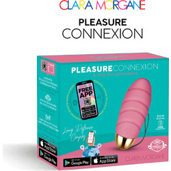Clara Morgane Pleasure Connection Egg Δονητής Egg για Ζευγάρια με App Control Ροζ