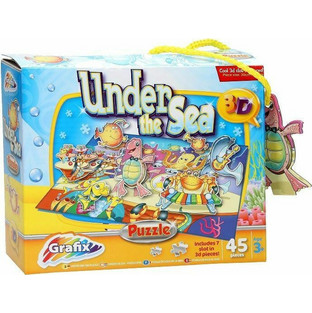 Παιδικό Puzzle Grafix 3D Under The Sea 45 Κομμάτια