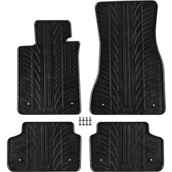 Πατάκια Αυτοκινήτου Gledring 0497 BMW Series 5 G30/G31 2017- Μαύρο 4 Τεμάχια