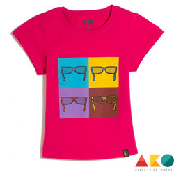 Abo Παιδικό T-Shirt Κοντομάνικο Φούξια 23-3256206-12