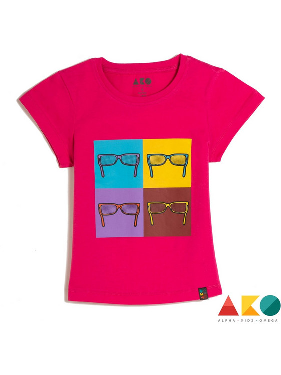 Abo Παιδικό T-Shirt Κοντομάνικο Φούξια 23-3256206-12