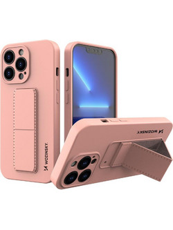 Wozinsky Kickstand Flexible Back Cover Pink (iPhone 13 mini)