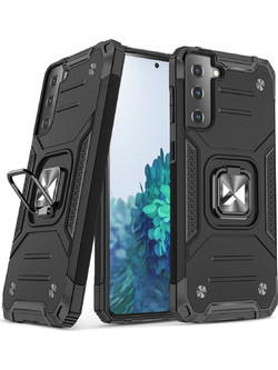 Wozinsky Ring Armor Back Cover Black (Samsung Galaxy S22 Plus)