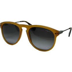 Lanvin SLN586 V72 Ανδρικά Γυαλιά Ηλίου Aviator Κοκάλινα Μεταλλικά Μαύρα Καφέ με Μαύρο Degradee Φακό