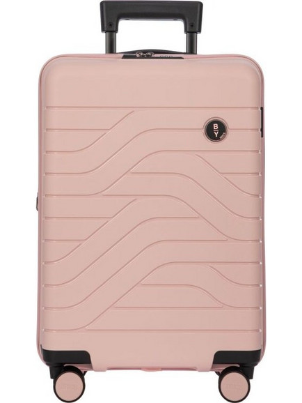 Bric's Ulisse 08429254 Βαλίτσα Καμπίνας 55x37x27cm με 4 Ρόδες Ροζ