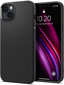 Spigen Liquid Air Back Cover Black (iPhone 14)