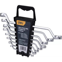 DELI σετ πολύγωνα κλειδιά DL150008A, 6x7-20x22mm, 8τμχ