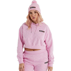 Ellesse Marinell Γυναικείο Αθλητικό Crop Top με Κουκούλα Φούξια SGP15944-808