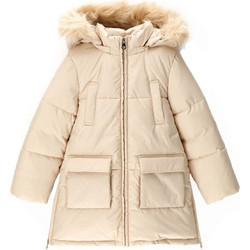 Original Marines Παιδικό Μπουφάν Χειμωνιάτικο Puffer Μπεζ DCA3607F-131106TCX