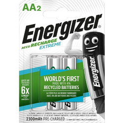 Energizer Accu Recharge Extreme AA 2300mAh 2τμχ