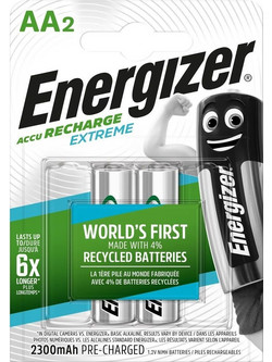Energizer Accu Recharge Extreme AA 2300mAh 2τμχ