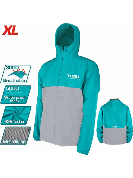 TOTAL ΤΖΑΚΕΤ ΑΝΤΙΑΝΕΜΙΚΟ - ΑΔΙΑΒΡΟΧΟ XL (TJCTC2282.XL)