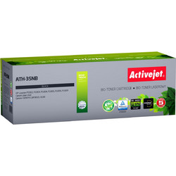 BIO Activejet ATH-35NB toner for HP, Canon printers, Replacement HP 35A CB435A, Canon CRG-712 Supreme 1800 pages black. ECO Toner