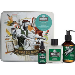 Proraso Eucalyptus Beard Set Beard Shampoo 200ml + Balm 100ml + Oil 30ml