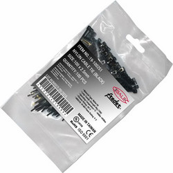 Δεματικά καλωδίων 100x2.5mm μαύρα - 19-100251
