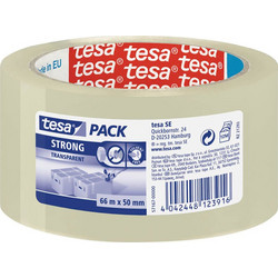 Ταινία Συσκευασίας Tesa Strong 50mm x 66m - Διάφανη 57167