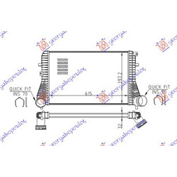 ΨΥΓ.INΤERC.ΒΕΝ-ΠΕΤ (61,5x40,5x32) Φ70 Audi Tt 06-14 - 098806200
