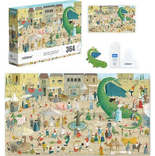 Παιδικό Puzzle Mideer Iππότες & Δράκοι 364 Κομμάτια
