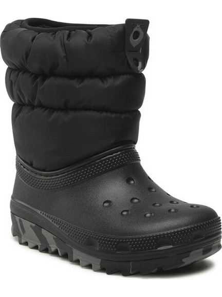 Μπότες Χιονιού Crocs Classic Neo Puff Boot K 207684 Black