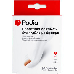 Podia Προστασία Δαχτύλων Θήκη Γέλης με Ύφασμα για Κάλους & Σκληρύνσεις One Size 1τμχ